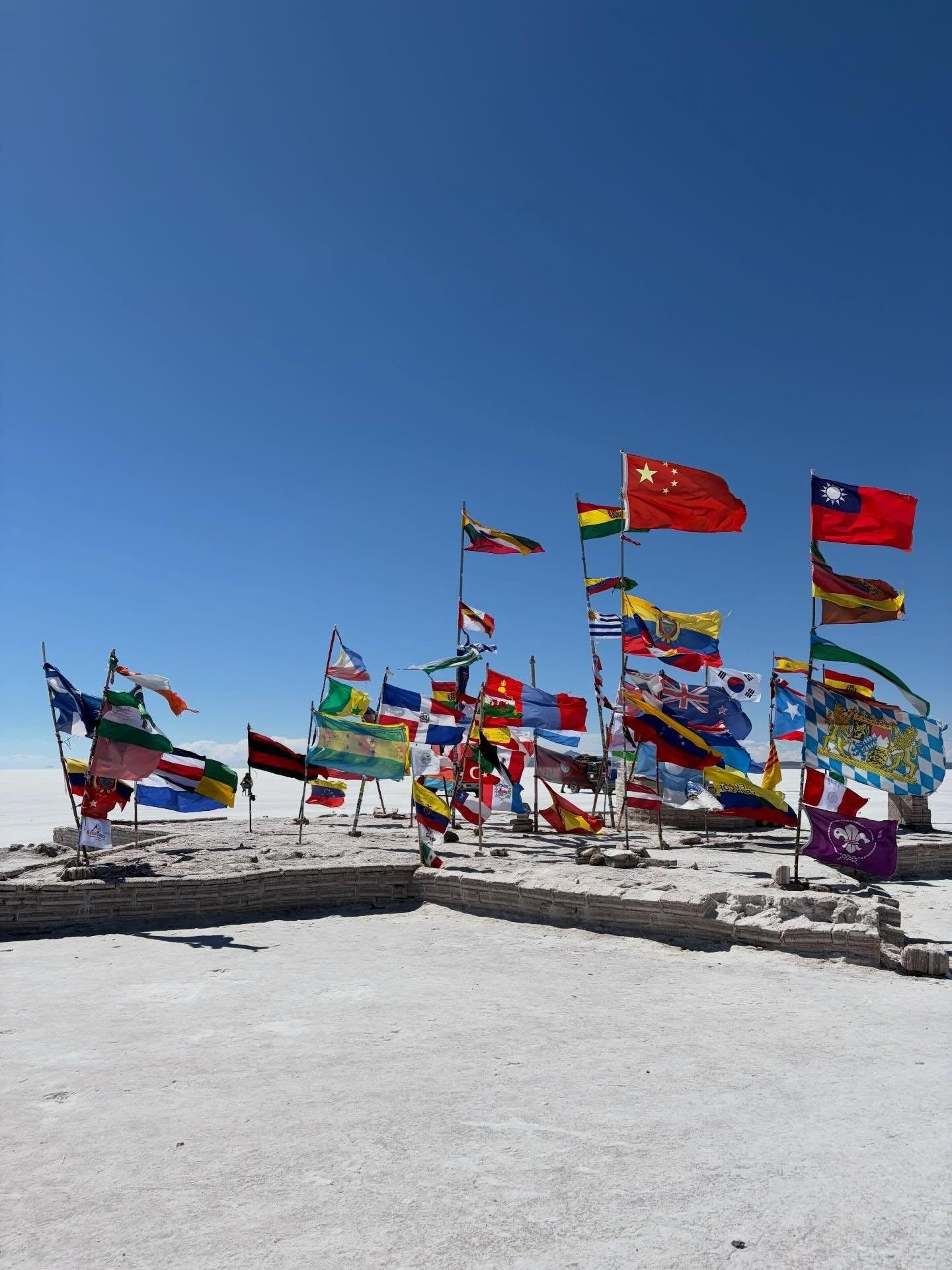 Uyuni Salt Flats view